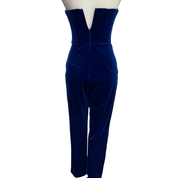 Cherri Jumpsuit in Royal Velvet Amanda Uprichard size P Revolve - Picture 5 of 6